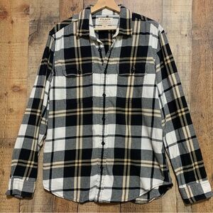 Filson Plaid Flannel Cotton Button Down Shirt Large
